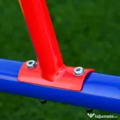 Outsunny Leagan pentru Copii Dublu cu Balans Pivotant la 360° din Metal si PP 