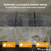 Outsunny Copertina pentru exterior, curbata cu suruburi si buloane incluse, copertina din policarbonat, PP si aluminiu, 295x90x23.5cm 