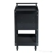 HOMCOM Caucior pentru Atelier Profesional Comoda pentru Scule in Lamiera, Nero, 68x46x88cm 