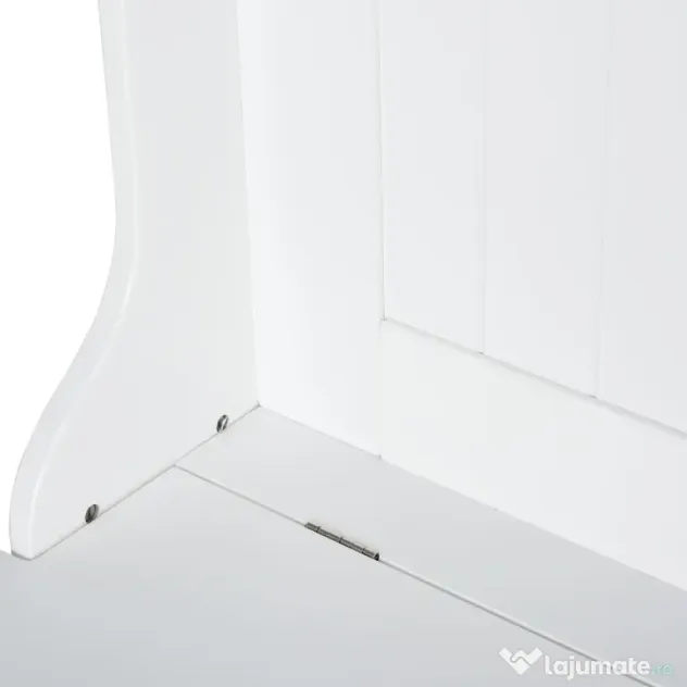 HOMCOM cuier haine, dulap inclus, 71,5x39,5x170cm, alb | AOSOM RO