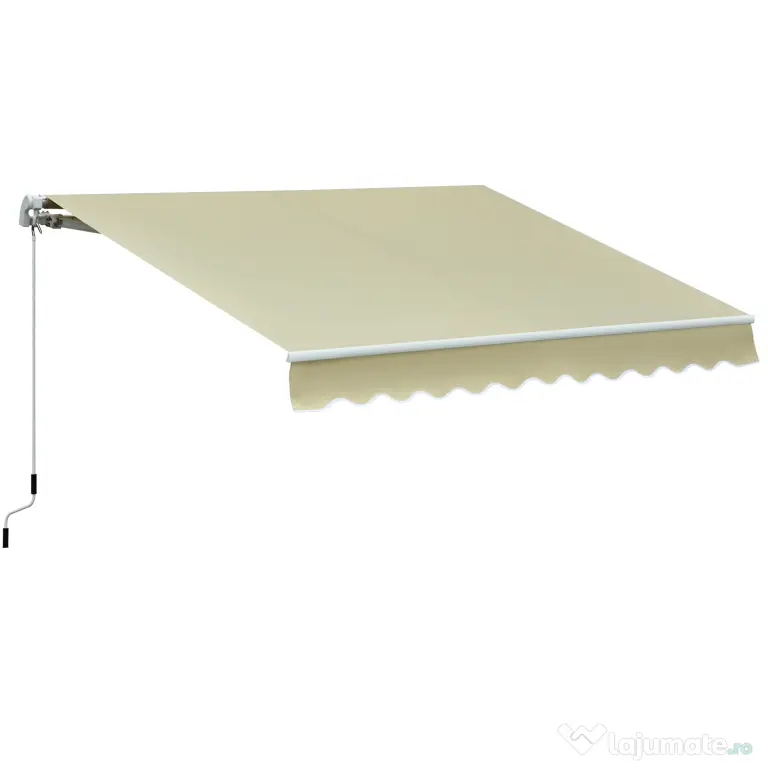 Outsunny copertina pentru soare, cu manivela, 295 x 250 cm | AOSOM RO