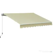 Outsunny copertina pentru soare, cu manivela, 295 x 250 cm 