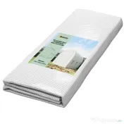 Outsunny Folie Sere din PE cu 6 Ferestre, Ușă Rulantă și Margini Îngropate, 3x2x2 m, Alb 