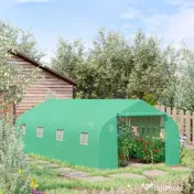 Outsunny Sera Gradina Verde Pentru Legume 6x3x2 | Aosom Romania 