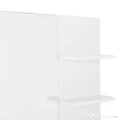 kleankin Dulap Oglindă Baie cu 3 Rafturi Spațiu Depozitare MDF Alb 60x10x48cm | Aosom Romania