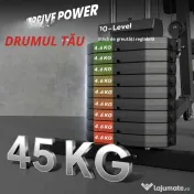 HOMCOM statie fitness pentru antrenament acasa, negru | Aosom Romania 