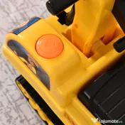 Excavator de jucarie pentru copii HOMCOM, 78x24x58,5cm, galben | Aosom Romania 