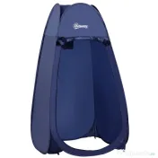 Outsunny Cort de Duș Pop Up Impermeabil cu Intrare cu Fermoar, 100x100x185 cm, Albastru | Aosom Romania