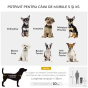 PawHut Cărucior Pliabil pentru Câini cu Roți, Coș de Depozitare și Căptușeală Detașabilă, 75x45x97 cm, Maro 
