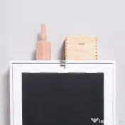 HOMCOM Birou Pliabil de Perete pentru Economie Spațiu, Masă Rabatabilă cu Tablă Albă și Neagră pentru Scris, 60x88.5x146.5cm 