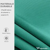 Outsunny Rulou Parasolar de Perete Impermeabil, Protecție UV și Rezistență la Apă, 295x245 cm, Verde | Aosom Romania