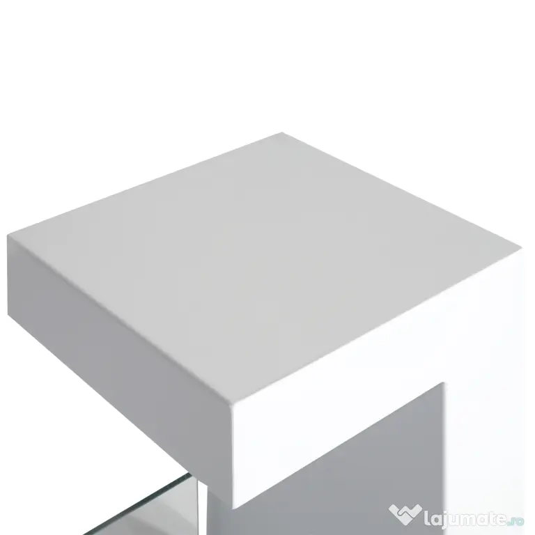 HomCom Șemineu pe Bioetanol din Oțel Inoxidabil cu 1 Rezervor 1.5LT 78 x 25 x 58 Alb | Aosom Romania