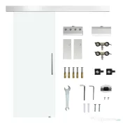 Homcom Usa Glisanta din Sticla pentru Interior, 210x75cm 