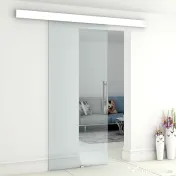 Homcom Usa Glisanta din Sticla pentru Interior, 210x75cm 