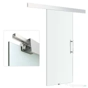 Homcom Usa Glisanta din Sticla pentru Interior, 210x75cm 