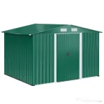 Outsunny Dulap pentru Ustensile de Gradina din Latime din Otel, 246 x 192.5 x 177.5 cm, Verde