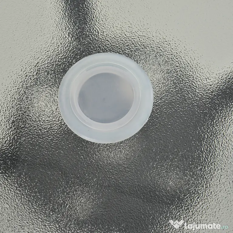 Outsunny Măsuță de Exterior din Oțel cu Sticlă Securizată, Ideală pentru Grădină și Terasă, Ф80x72cm | Aosom Romania