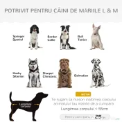 PawHut Canapea Gri pentru Câini până la 32kg, Tapiterie Lavabilă, Confort Maxim pentru Animale de Companie | Aosom Romania 