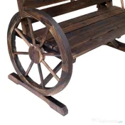 Banca din Lemn pentru gradina Outsunny , stil country, 105.5x56x75cm | Aosom Romania