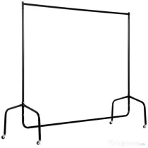 HOMCOM Suport pentru haine cu 4 roți de fier, 150x60x150cm | Aosom Romania