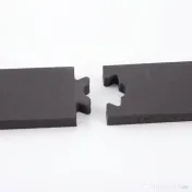 HOMCOM Kit Usa Glisanta 100kg max din Otel Carbon, pentru Usi Glisante cu Sina, 2 Manere, 2 Opritoare Usa, 2 Opritoare Podea, 183x4x0.6 cm