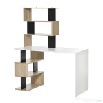Homcom Birou Biblioteca Multicolor Modern Birou