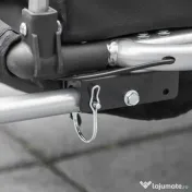 HOMCOM Remorca Bicicleta 2 in 1 pentru Copii cu Centura 5 Puncte si Accesorii Siguranta, Rosu | Aosom Romania