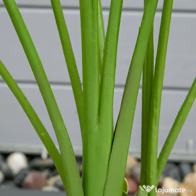 HOMCOM Bananier Artificial 160 cm cu Ghiveci și 10 Frunze Realiste, Plantă Artificială Tropicală pentru Decorațiuni Interioare și Exterioare, Verde