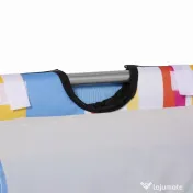 Outsunny Set 2 Șezlonguri de Plajă cu Spătar Reglabil pe 5 Niveluri, Tetieră și Geantă de Transport, 124x53x35-45 cm, Multicolor | Aosom Romania 