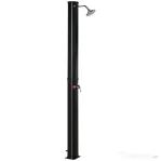Dus Solar de Gradina Outsunny Incalzit 55° pentru Exterior, 35L cu Mixer, Negru | Aosom Romania