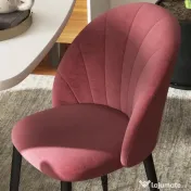 Homcom Set 2 Scaune de Sufragerie din Catifea, Capitonate, Elegante pentru Salon, 52x54x79 cm, Roșu | Aosom Romania 
