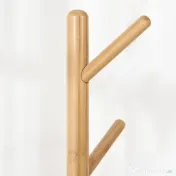 Homcom Cuier cu Masuta – MDF, Bambus & Aluminiu 171 cm 