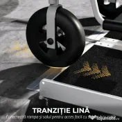 HOMCOM Rampă pentru Scaun cu Rotile Pliabilă din Aluminiu Texturat, Rampă Portabilă pentru Prag de 5 cm, 60x72x5 cm, Argintiu | Aosom Romania 