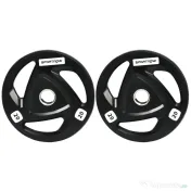 SportNow Set 2 Discuri 20kg – Otel Cauciucat, Cu Manere Ergonomice