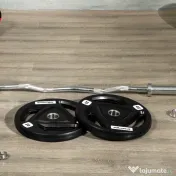 SportNow Set 2 Discuri 20kg – Otel Cauciucat, Cu Manere Ergonomice