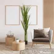 HOMCOM Yucca Artificială de 190 cm, Plantă Artificială cu 39 de Frunze pentru Decor Acasă, Birou, Grădină Ø17x190 cm Verde | Aosom Romania