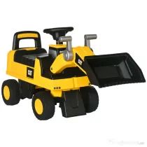 HOMCOM CAT cu Licență pentru Constructii de Condus cu Cupa Manuala, Excavator pentru Copii Mici, cu Claxon | Aosom Romania