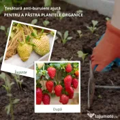 Outsunny 2 x 25 m Bariere Impotriva Buruienilor, Tesatura pentru Peisaj, pentru Controlul Buruienilor in Sere si Gradini, Robusta si Usor de Montat 
