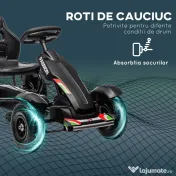 HOMCOM Kart Pedale Reglabil 5-12 Ani | Aosom Romania 