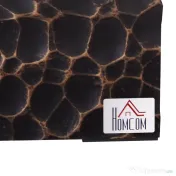 HOMCOM Șemineu cu Blat din Beton, Capac, Deflector din Sticlă Securizată și Rezervor de 0,15L, 33x16x18 cm, Negru | Aosom Romania
