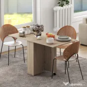 HOMCOM Masă Pliabilă Multifuncțională, Rafturi și Rotile, Bucătărie, Design Compact | Aosom Romania 