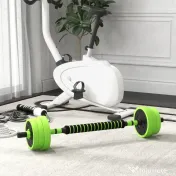 SPORTNOW Set Antrenament 4-in-1 Gantere Reglabile Suport Flotari Greutati Libere 40KG pentru Fitness | Aosom Romania 