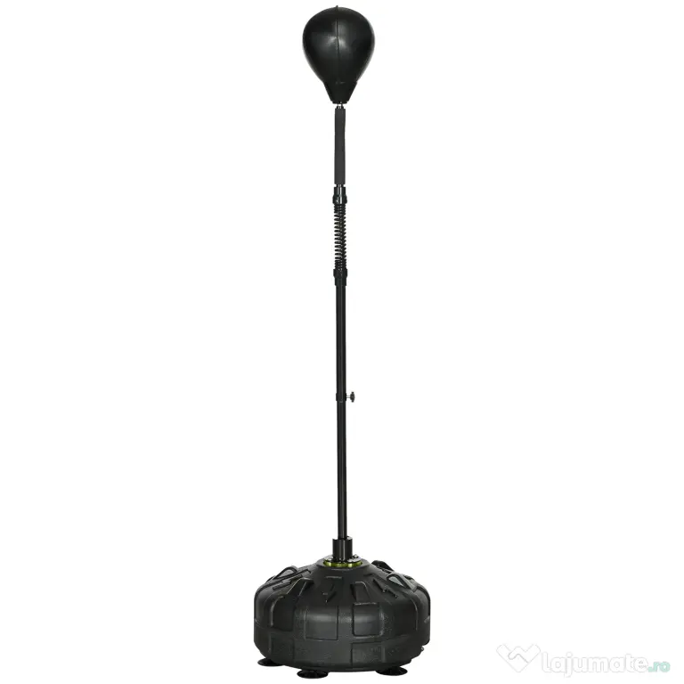 SPORTNOW Minge de Box de Podea Bază Umplută Înălțime Reglabilă 145-180 cm | Aosom Romania