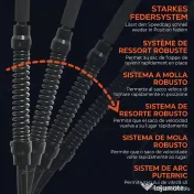 SPORTNOW Punching Ball de Podea cu Bază Reumplută și Ventuze, Înălțime Reglabilă 145-180 cm, Negru 