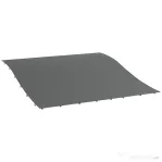 Outsunny Copertină de Rezervă pentru Pergolă cu 16 Orificii de Scurgere, Cârlige şi Inele, 297x 297 cm, Gri Închis