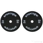 SPORTNOW 2 Placi De Greutati Olimpice De 10 kg
