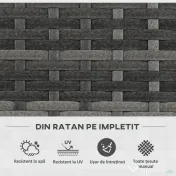 Outsunny Jardinieră de Gradină Autoportantă, Pat de Flori pentru Plante Cățărătoare, Design Modern, 84x30x107cm, Gri Deschis | Aosom Romania 