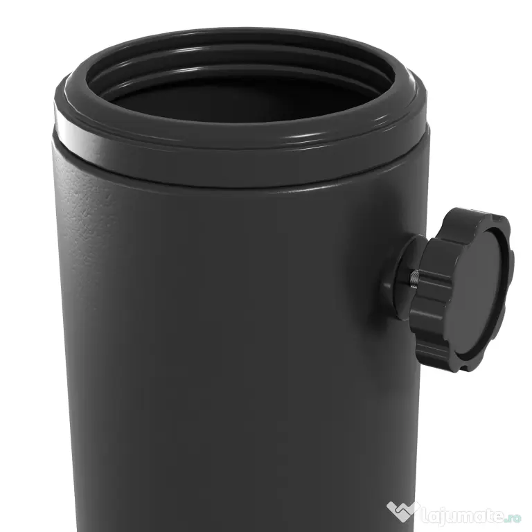 Outsunny Suport 13kg din Ciment pentru Umbrelă Soare, Bază Rotundă Rezistentă 48mm, Negru | Aosom Romania