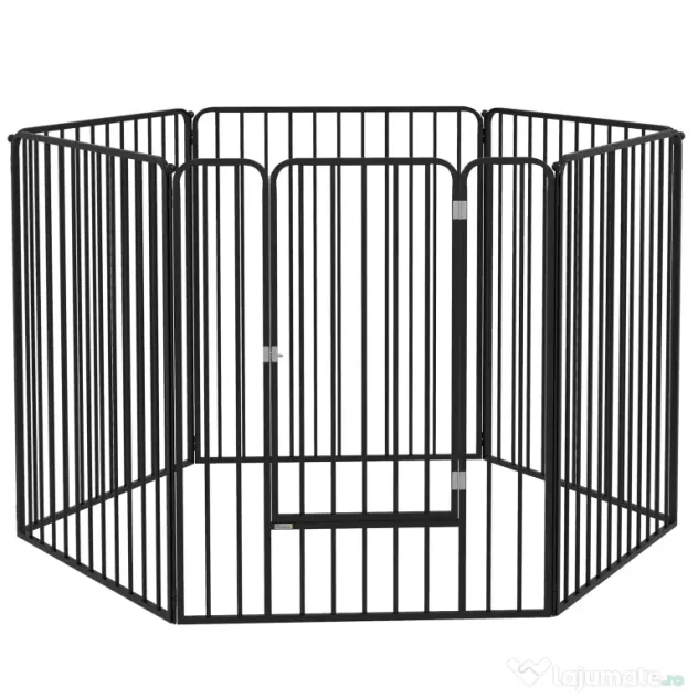 PawHut Tarc de joaca rezistent pentru caini, din 6 panouri | Aosom Romania