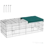 PawHut Cusca pentru Animale Mici, 220x85x70cm Verde